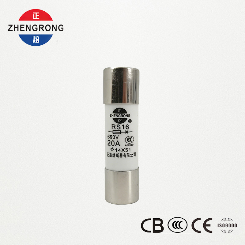 14 * 51mm 500V 20A RS16 hausteko gaitasun handiko fusiblea