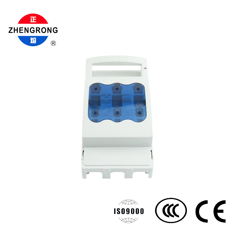 3 Polo Fusible Etengailu Deskonektorea 160A 690V DIN Rail