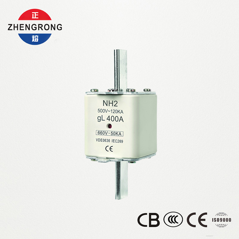 CE eta IEC Ziurtatutako Fusible Link NH2 660V 400A Hausteko gaitasun handia