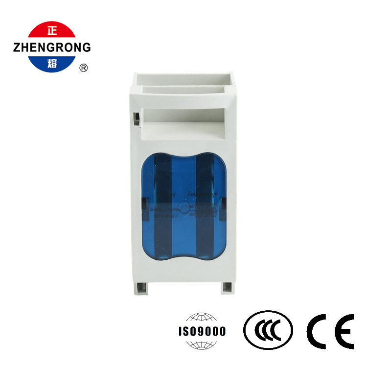 DIN Rail Fusible Holder NH00 160A Labana Etengailu Fusible Base