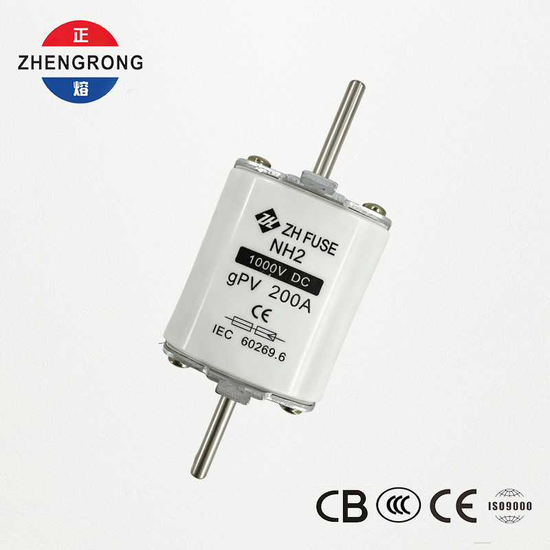 NH2 200A 1000V DC gPV fusible fotovoltaikoa lotura - IEC 60269.6 Ziurtagiria
