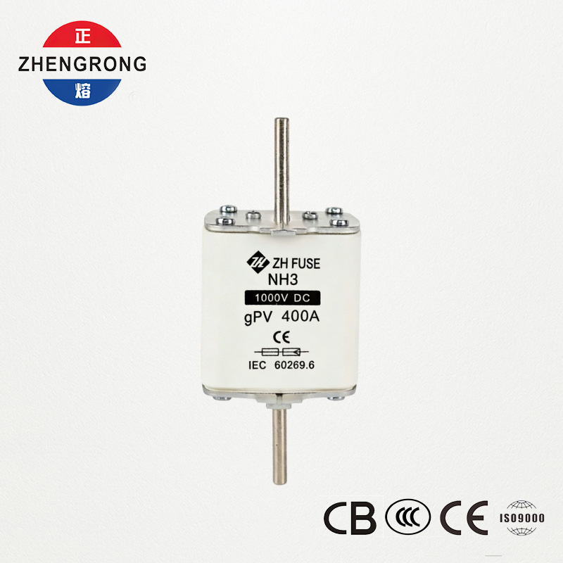 NH3 1000V DC 400A gPV Fusible Eguzki fotovoltaiko sistemetarako