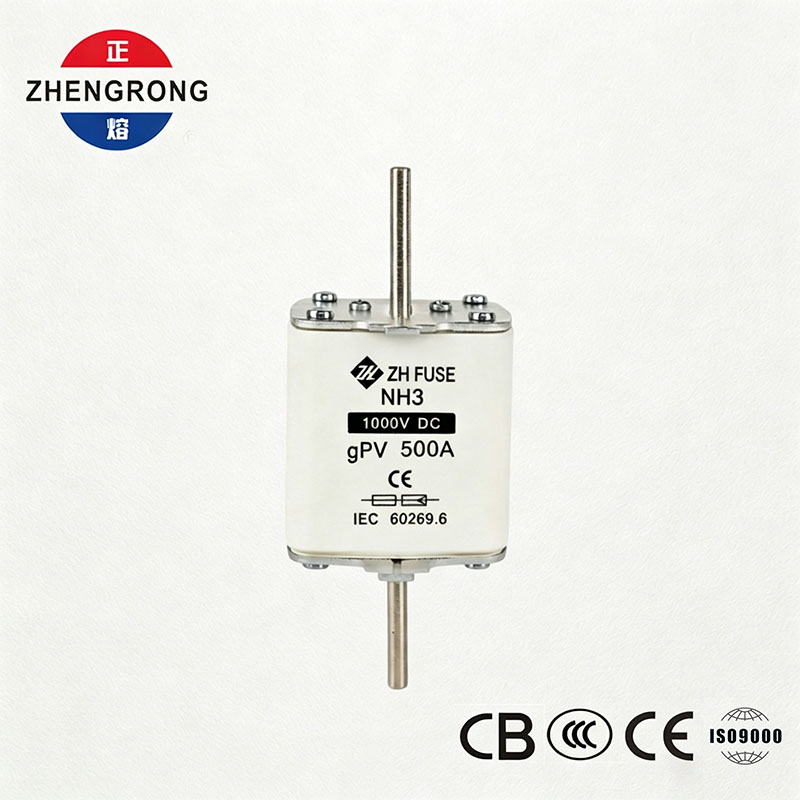 NH3 1000V DC 500A gPV Fusible Eguzki fotovoltaiko sistemetarako
