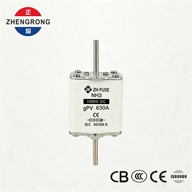 NH3 1000V DC 630A gPV Fusible Eguzki fotovoltaiko sistemetarako
