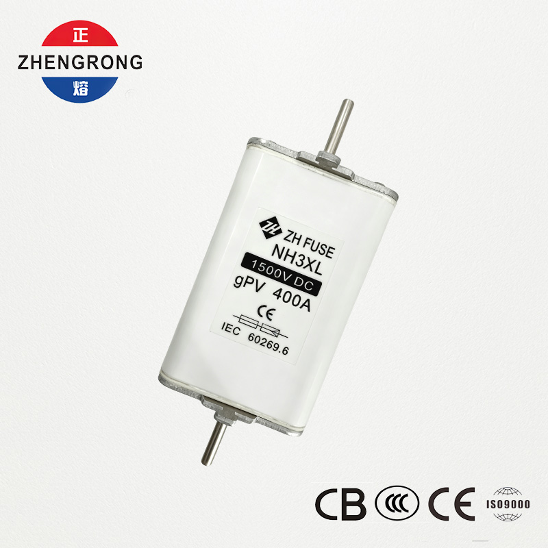 NH3XL 400A 1500V DC gPV fusible fotovoltaikoa lotura - IEC 60269.6 Ziurtagiria