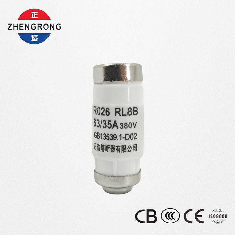 RL8B R026 35A 380V D02 Fusible Zilindrikoa