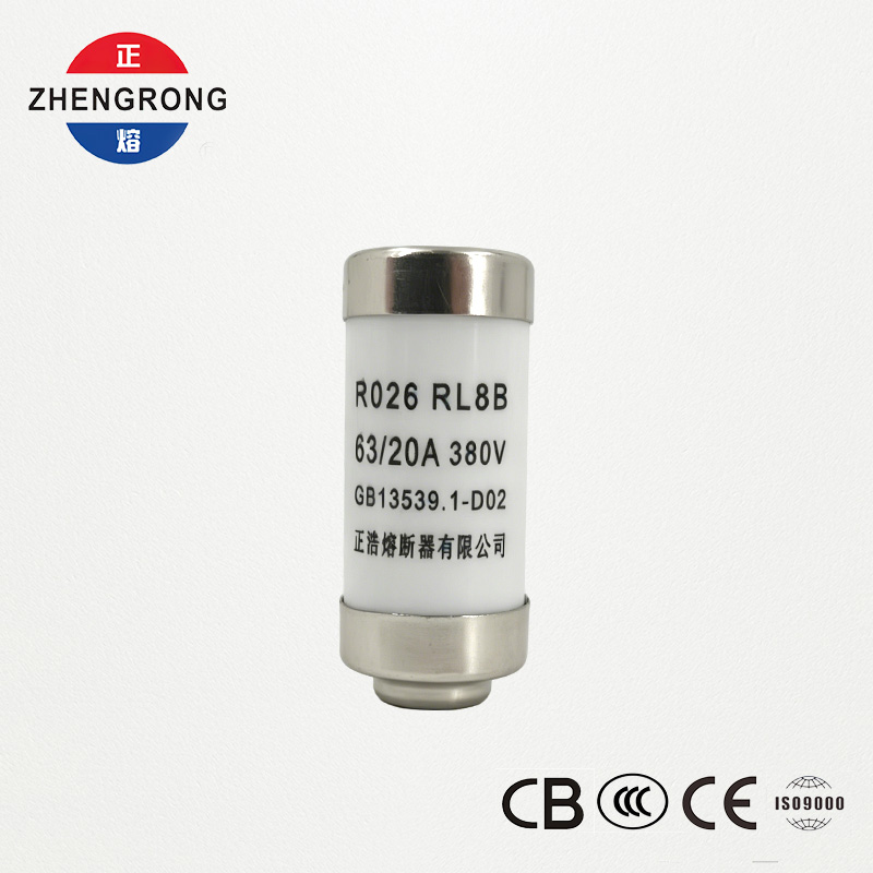 RL8B R026 380V-ko fusiblea | 20A/63A D02 Araua