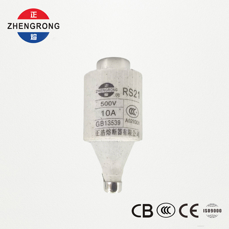 RS21 10A 500V Ekintza azkarreko torloju motako fusiblea