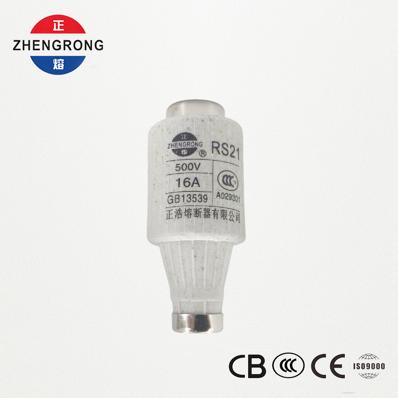 RS21 16A 500V Ekintza azkarreko torloju motako fusiblea