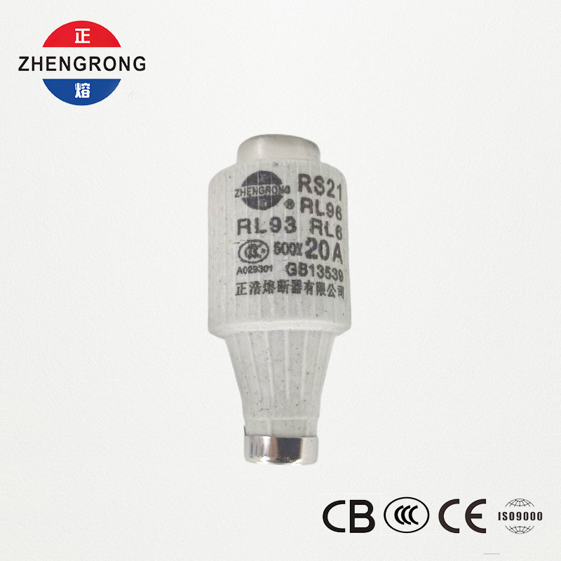 RS21 20A 500V Ekintza azkarreko torloju motako fusiblea