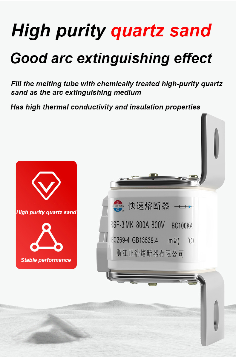 RSF-3MK 800V-800A BC100KA fusible estekak