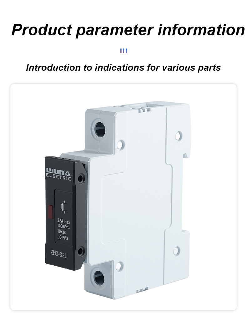 ZH32L DC 1000V fusible-euskarria